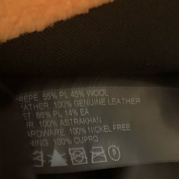 RARE Georgine Newton Wool leather Coat - Picture 12 of 16